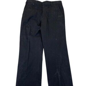 Dockers Mens Pants 32x34 Straight Fit Black Cotton Blend